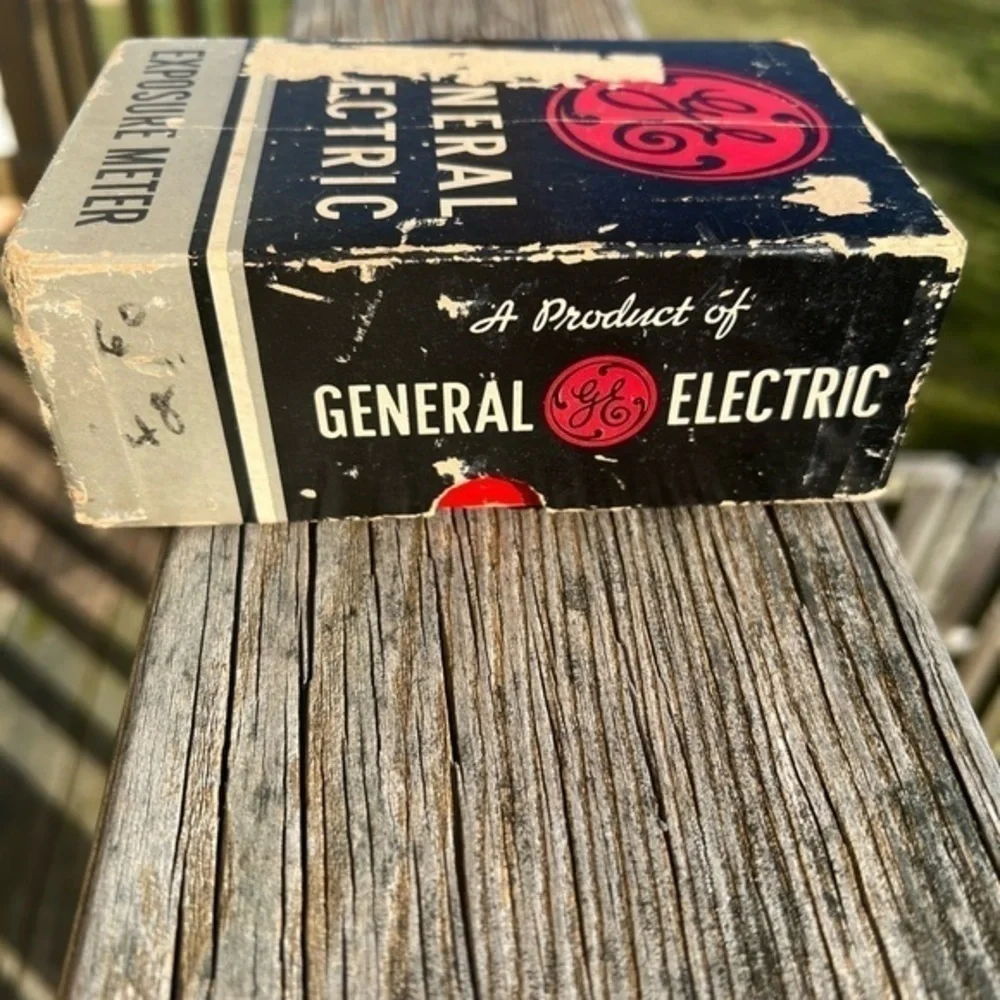 Vintage General Electric GE Exposure Light Meter 8DW58Y1 with Original Box🎥 (S)